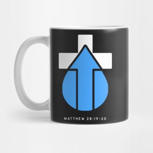 Baptism Cross Arrow Mug